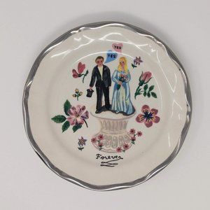 Nathalie Lete Anthropologie Bride and Groom Plate